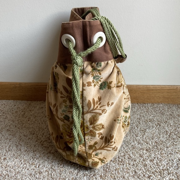 Monday Morning Studios Etsy Velvet Paisley Shoulder Bag Purse Boho Hippie - Picture 4 of 9